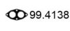 AUDI 1378872 Gasket, exhaust pipe